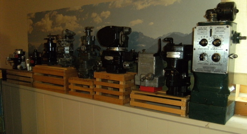 Vintage Woodward  governors on display_.JPG